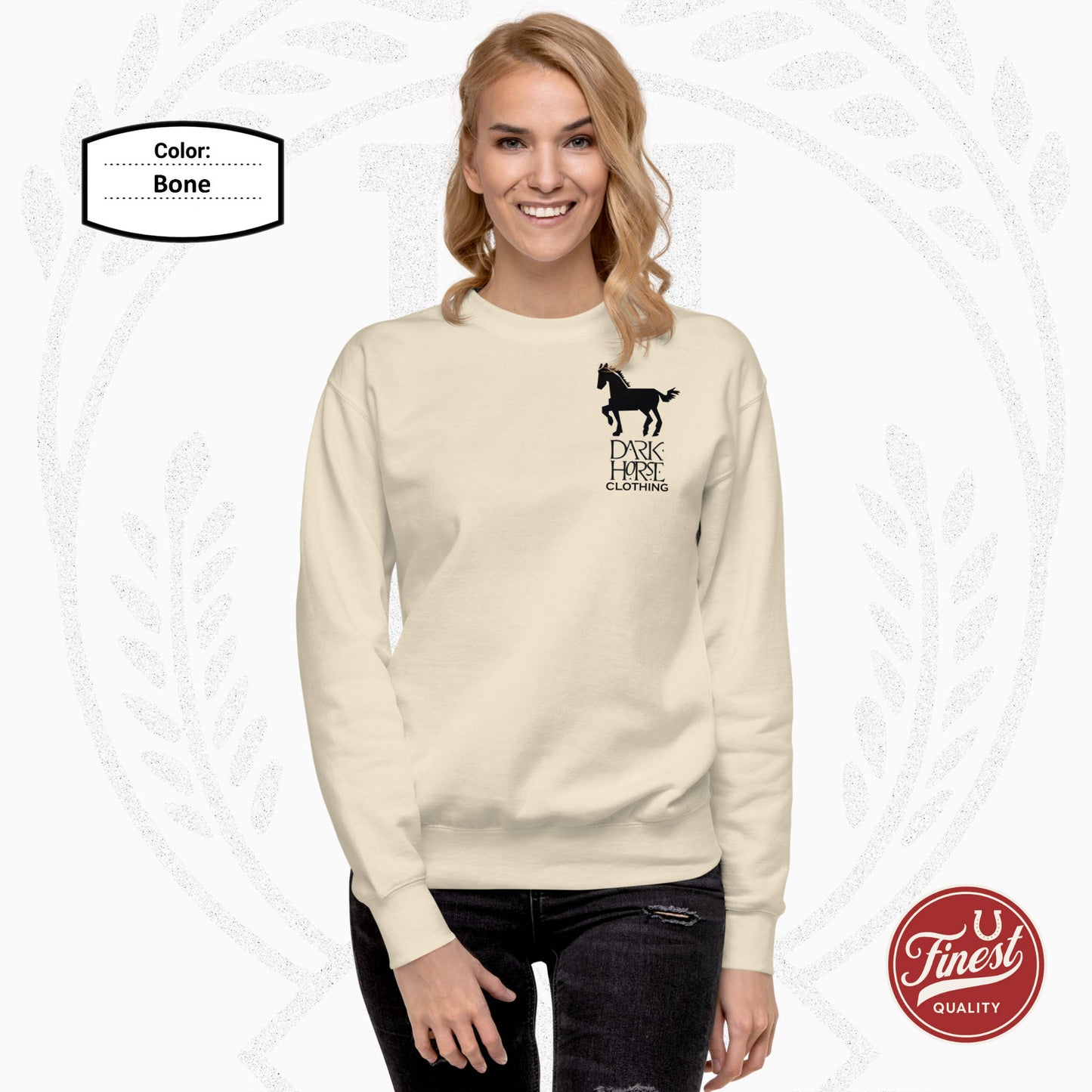 Dark Horse Clothing Big Black Logo Unisex Sweatshirt