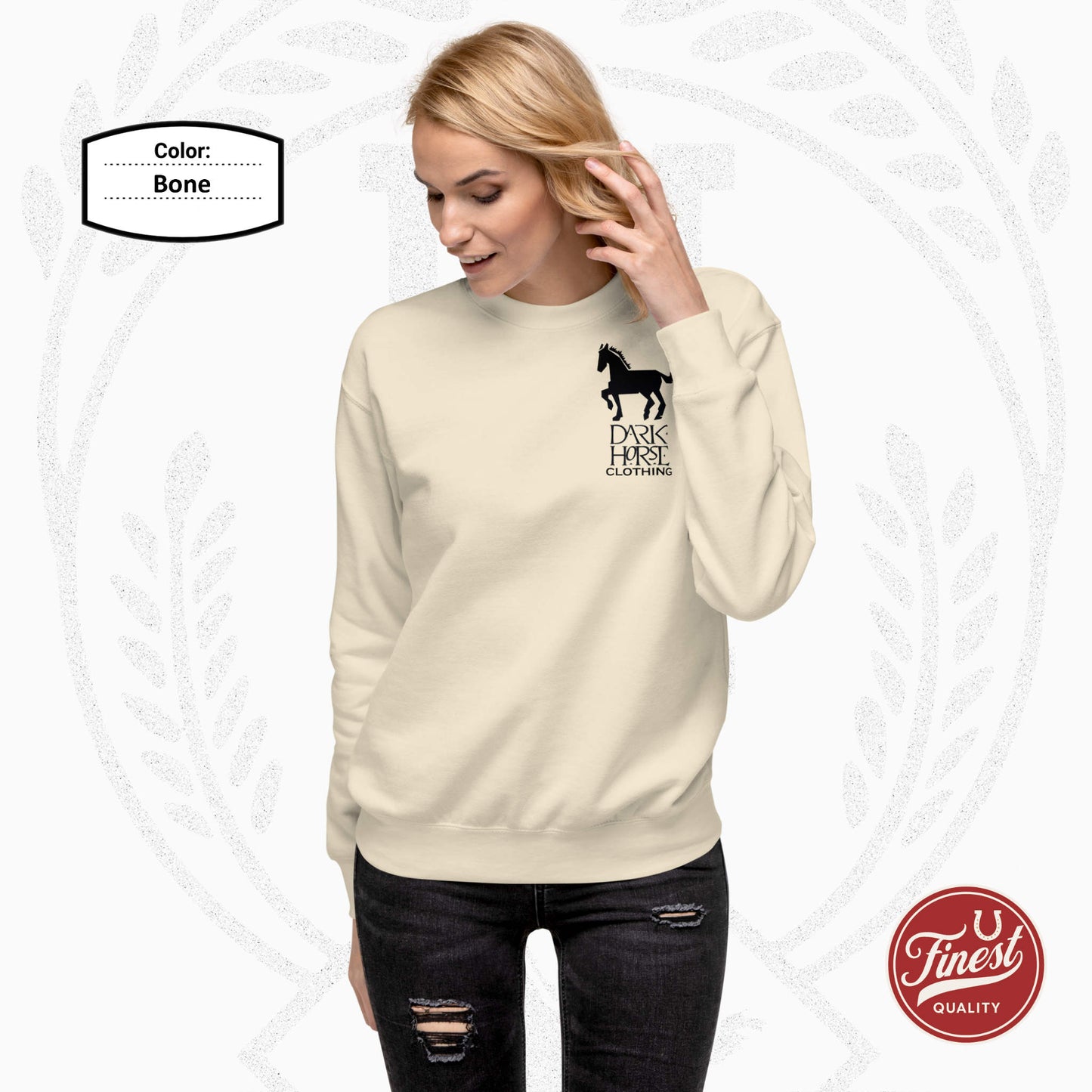 Dark Horse Clothing Big Black Logo Unisex Sweatshirt