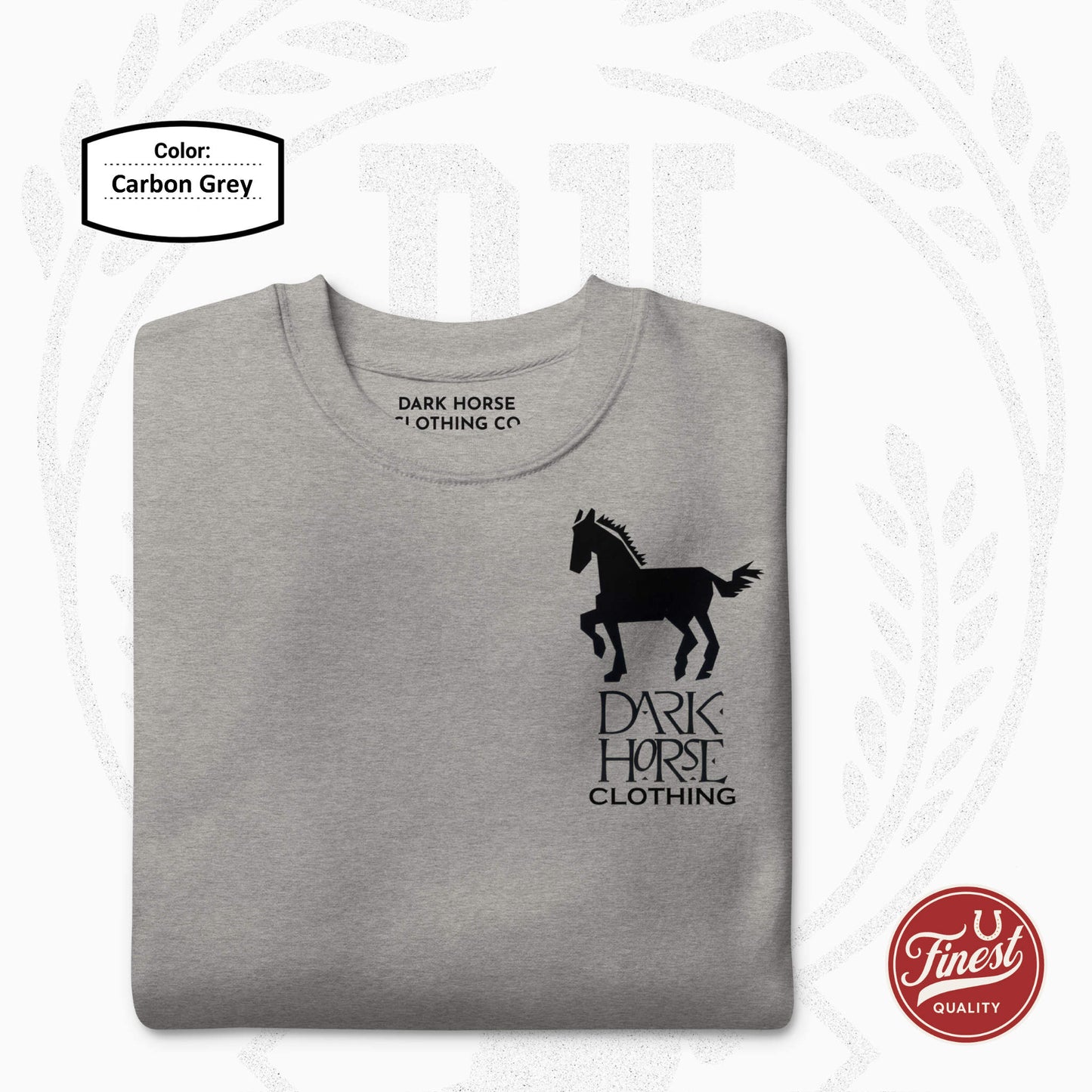 Dark Horse Clothing Big Black Logo Unisex Sweatshirt