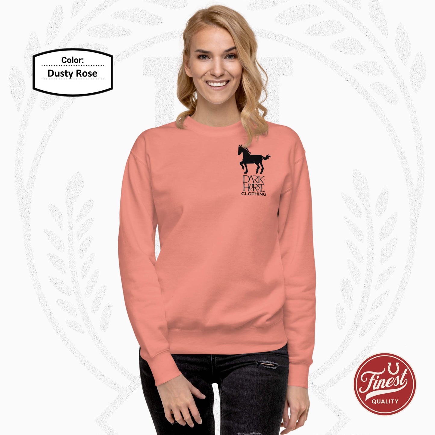 Dark Horse Clothing Big Black Logo Unisex Sweatshirt