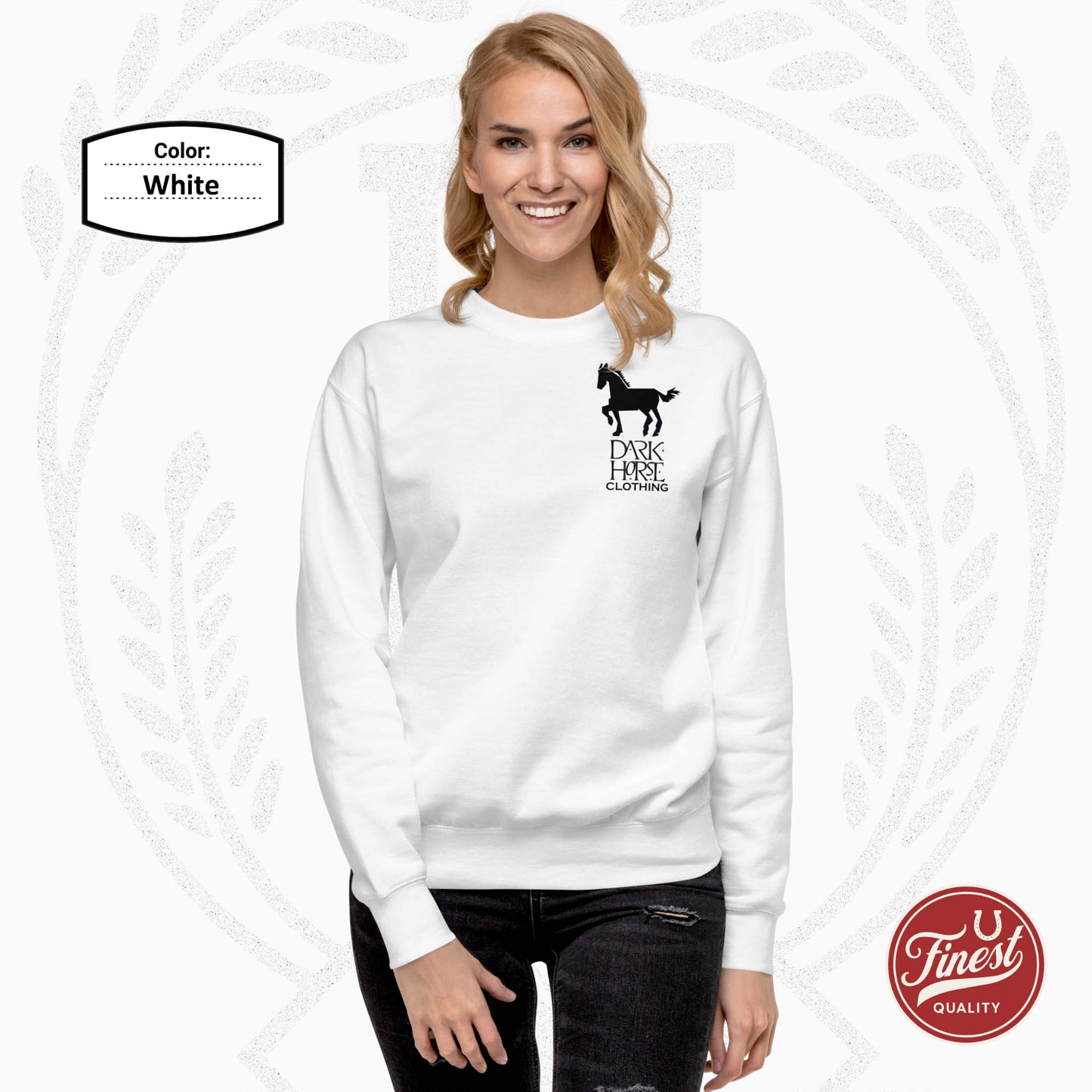 Dark Horse Clothing Big Black Logo Unisex Sweatshirt