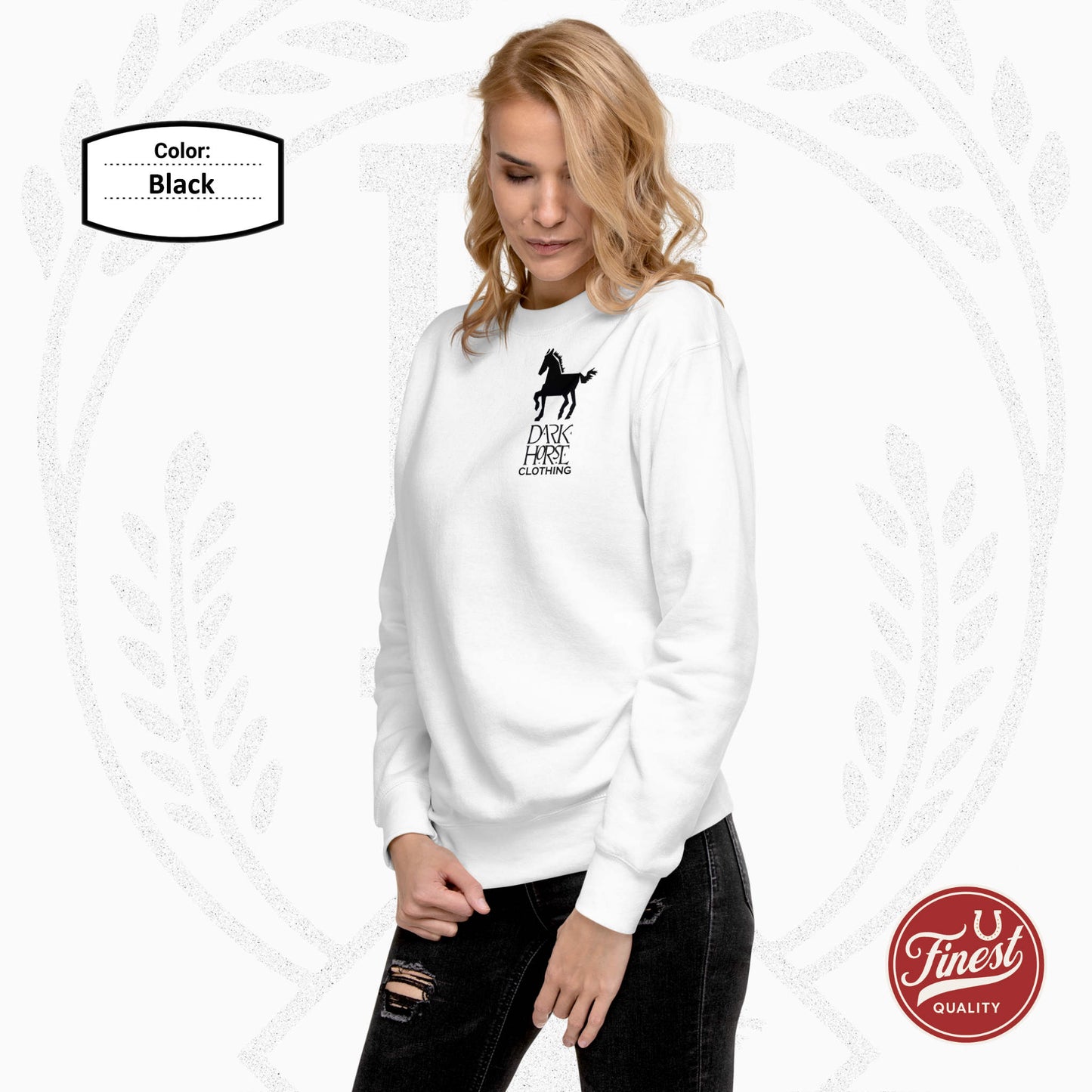 Dark Horse Clothing Big Black Logo Unisex Sweatshirt